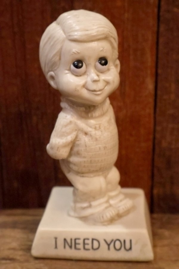画像1: ct-220901-15 R & W BERRIES 1970's Message Doll "I NEED YOU"