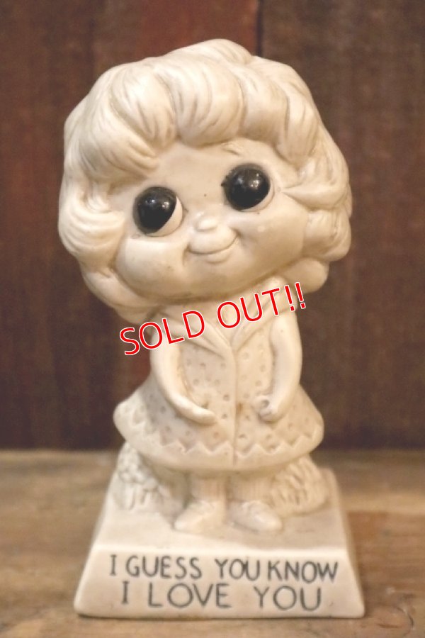 画像1: ct-220901-15 R & W BERRIES 1970's Message Doll "I GUESS YOU KNOW I LOVE YOU"