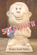 ct-220901-15 R & W BERRIES 1970's Message Doll "World's Greatest Father"