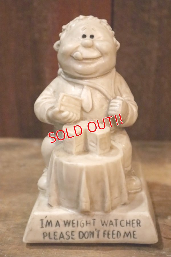 画像1: ct-220901-15 R & W BERRIES 1970's Message Doll "PLEASE DON'T FEED ME"