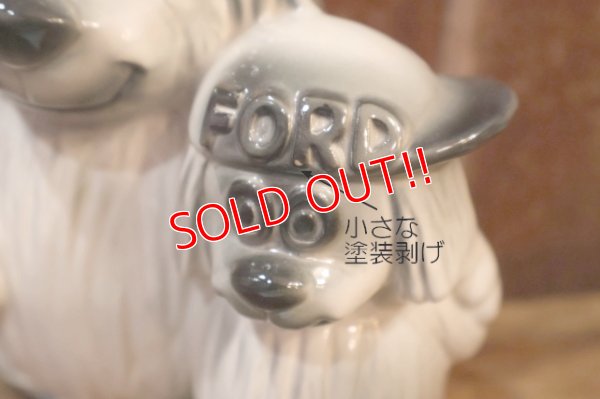 画像7: ct-260322-08 FORD / 1950's-1960's Shaggy Dog Ceramic Coin Bank