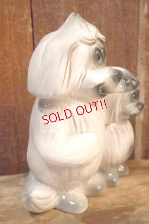 画像5: ct-260322-08 FORD / 1950's-1960's Shaggy Dog Ceramic Coin Bank
