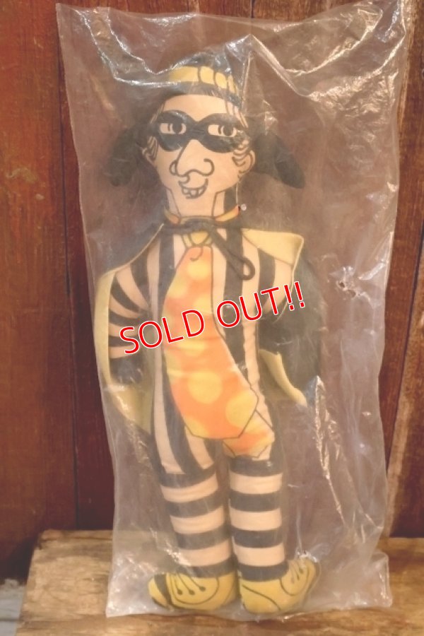 画像1: ct-260501-01 McDonald's / the Hamburglar 1970's Pillow Doll