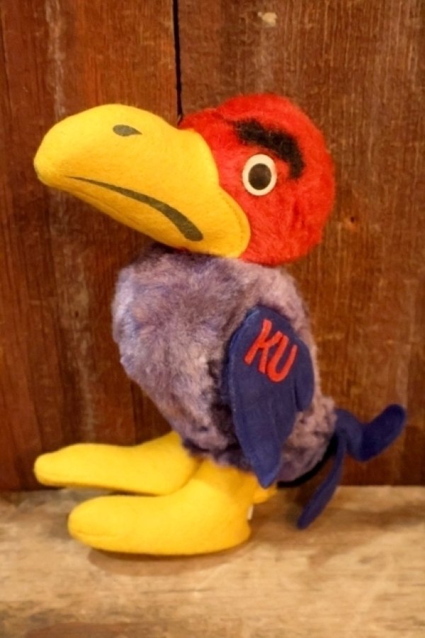 画像1: ct-260106-28 The University of Kansas "Jayhawks" / Collegiate 1950's-1960's Mascot Doll