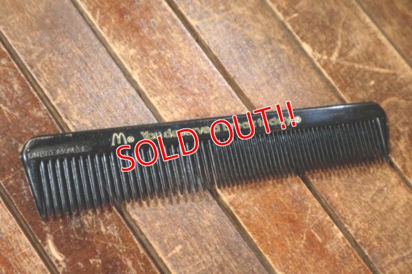 画像2: ct-260520-13 McDonald's / 1980's Plastic Comb