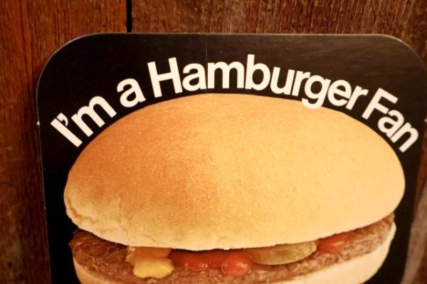 画像2: ct-260520-11 McDonald's / 1970's I'm a Hamburger Fan