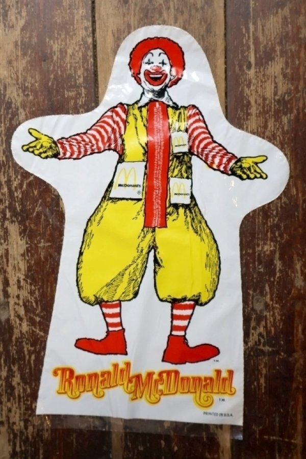 画像1: ct-260520-08 McDonald's / Ronald McDonald 1970's Vinyl Puppet