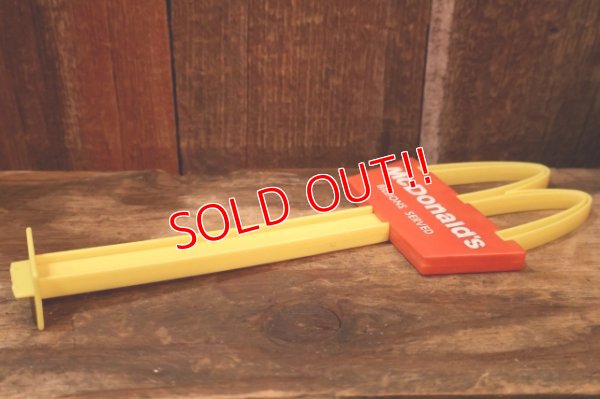 画像6: ct-260520-18 McDonald's / Playskool 1970's Playset Plastic Sign