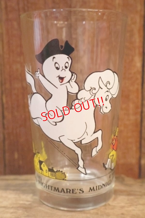 画像1: gs-251201-04 Casper & Nightmare / Arby's 1970's Novelty 12 oz. Glass