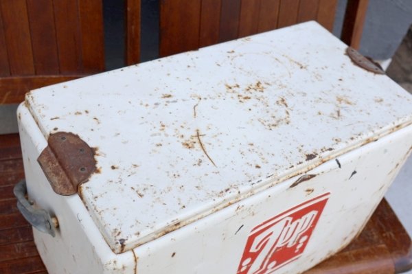 画像12: 【ジャンクコンディション】dp-260325-06 7 Up / Cronstorms MFG. CO. 1950's Cooler Box