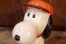 画像2: ct-260325-38 Snoopy / Determined 1970's-1980's Coin Bank (2)