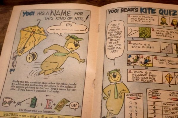 画像5: ct-260401-43 Yogi Bear × Reddy Kilowatt / 1960's KITE FUN BOOK
