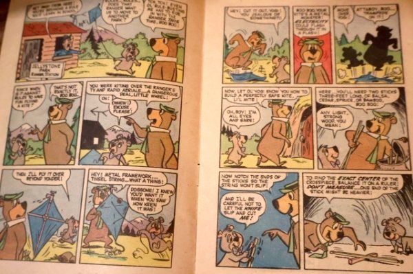 画像3: ct-260401-43 Yogi Bear × Reddy Kilowatt / 1960's KITE FUN BOOK