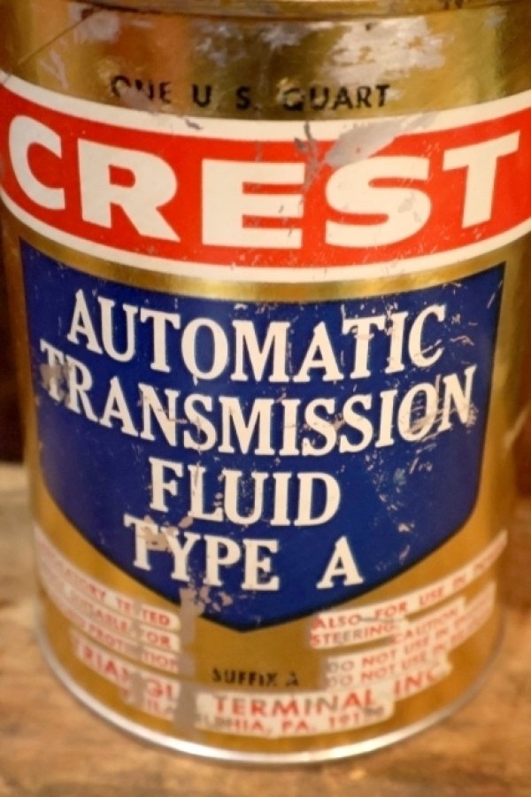画像2: dp-230901-120 CREST / AUTOMATIC TRANSMISSION FLUID TYPE A ONE U.S. QUART CAN