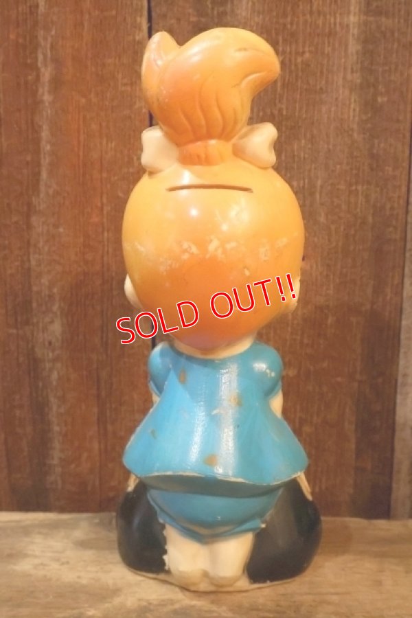 画像6: ct-260401-31 Pebbles Flintstone / TRANSOGRAM 1960's Plastic Coin Bank