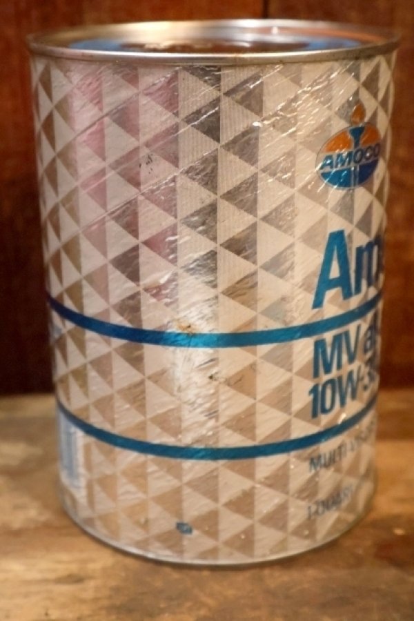 画像4: dp-230901-120 AMOCO / MV all season 10W-30 motor oil ONE U.S. QUART CAN