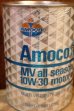 画像2: dp-230901-120 AMOCO / MV all season 10W-30 motor oil ONE U.S. QUART CAN (2)