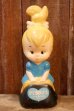 画像1: ct-260401-31 Pebbles Flintstone / TRANSOGRAM 1960's Plastic Coin Bank (1)
