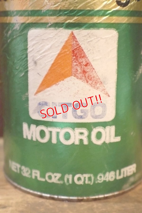 画像2: dp-230901-120 CITGO / Non-Detergent MOTOR OIL ONE U.S. QUART CAN