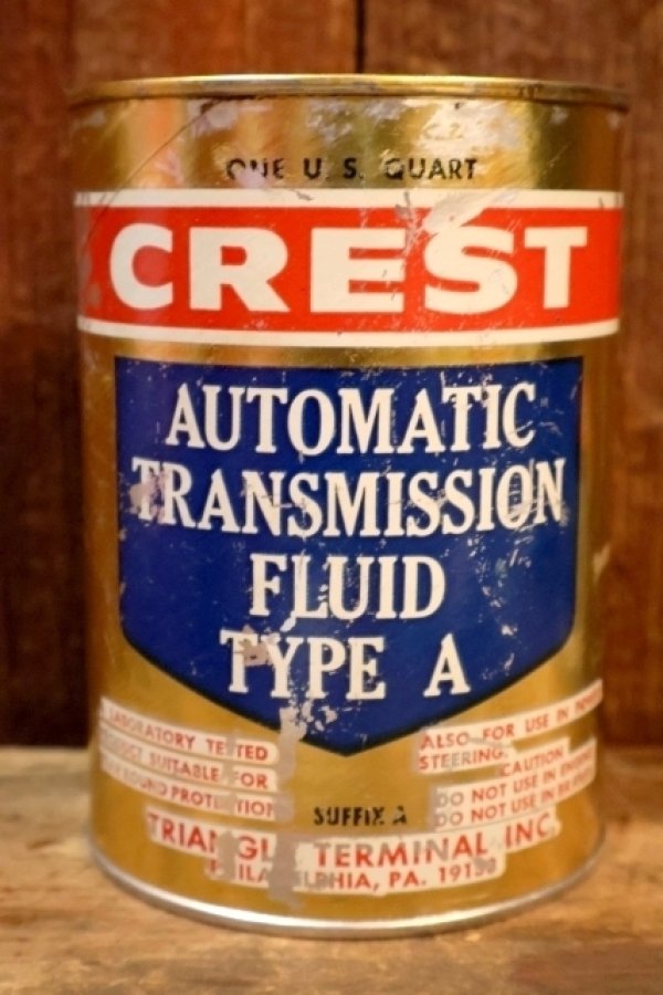 画像1: dp-230901-120 CREST / AUTOMATIC TRANSMISSION FLUID TYPE A ONE U.S. QUART CAN