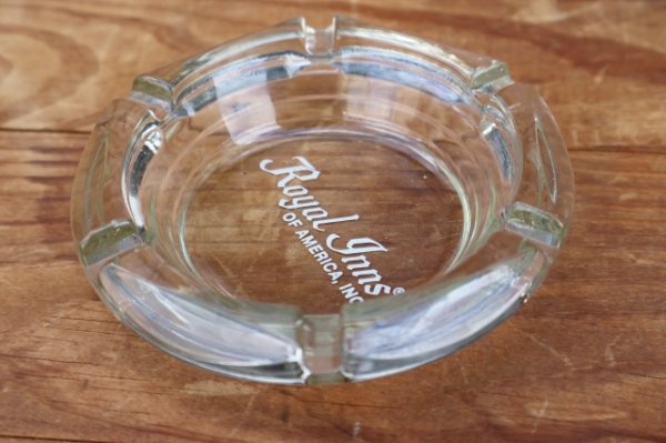 画像3: ct-260204-60 Royal Inns OF AMRICA, INC VINTAGE GLASS ASHTRAY