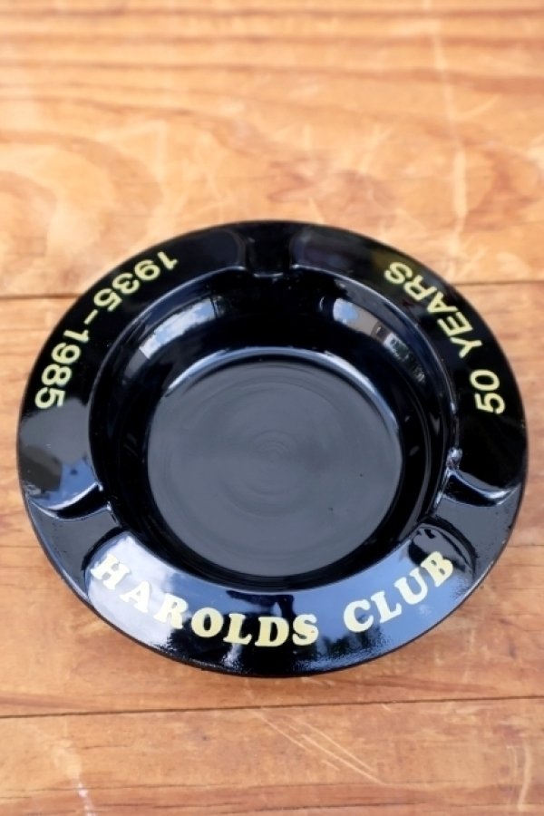 画像1: ct-260204-60 HAROLDS CLUB VINTAGE GLASS ASHTRAY