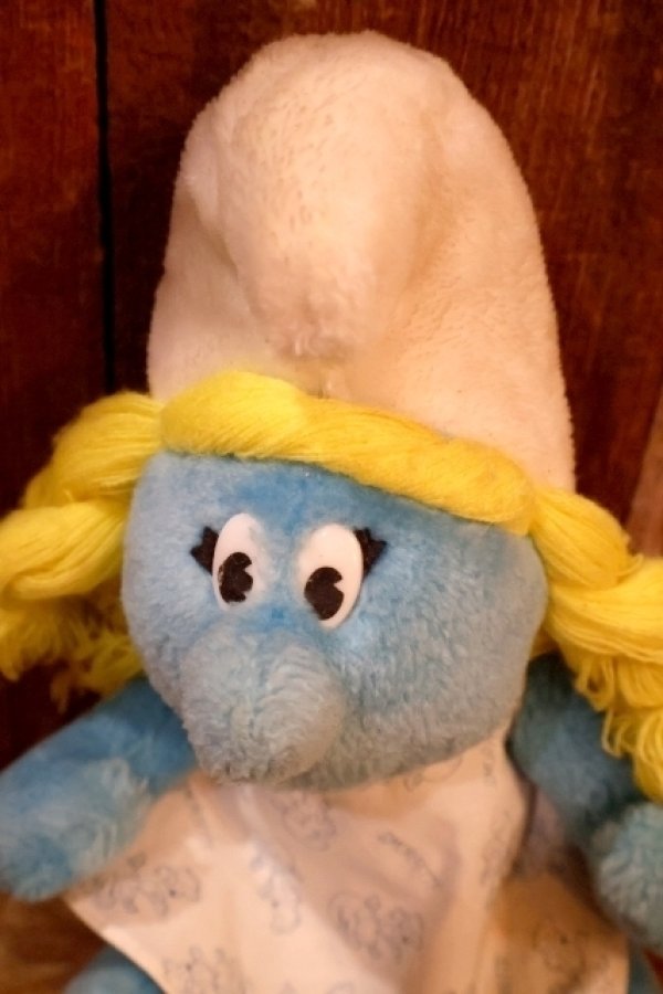 画像2: ct-220719-79 Smurfette / WALLACE BERRIE & CO.,INC. 1980's Plush Doll