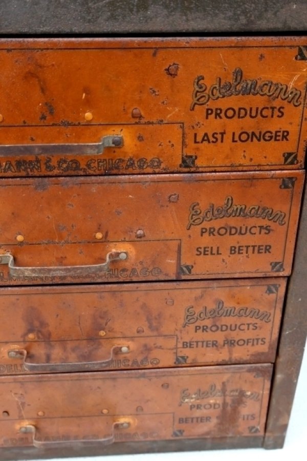 画像3: dp-260325-26 E. EDELMANNS & CO. / 1940's METAL CABINET