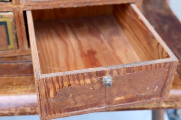 画像8: dp-260226-06 WHITE OWL CIGAR BOX SELF-MADE WOOD CABINET