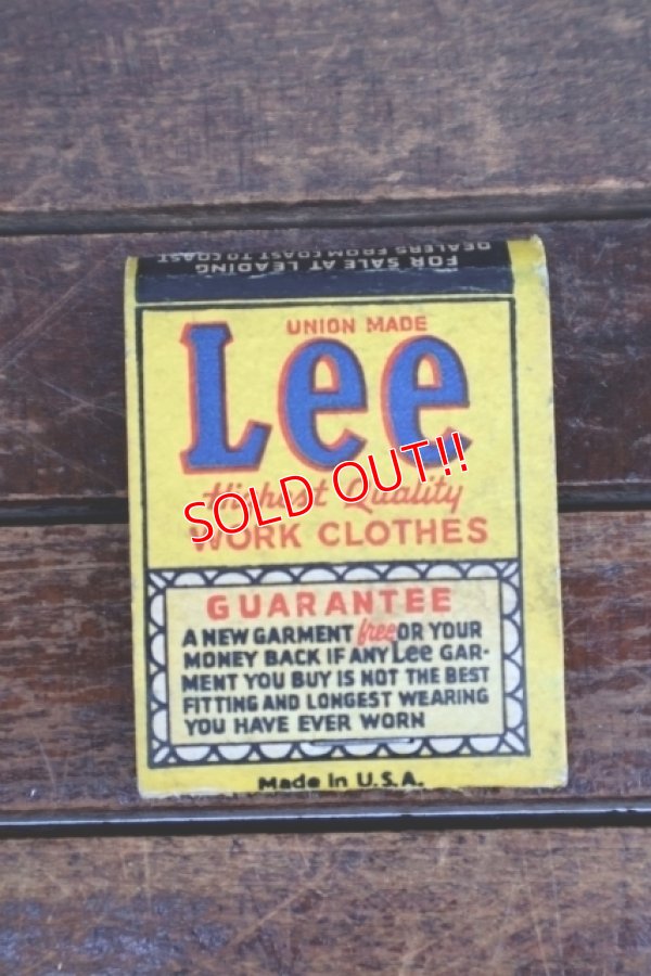 画像1: dp-260204-120 Lee 1940's-1950's Matchbook