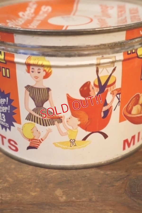 画像4: dp-260601-17 "GOLDEN ROAST" MIXED NUTS 1960's〜 TIN CAN