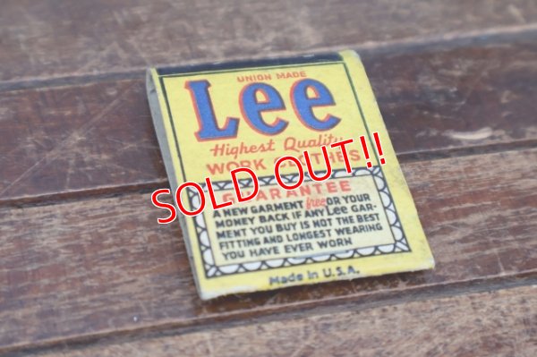 画像2: dp-260204-120 Lee 1940's-1950's Matchbook