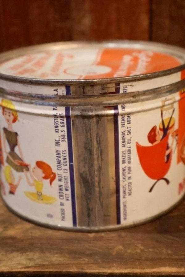 画像7: dp-260601-17 "GOLDEN ROAST" MIXED NUTS 1960's〜 TIN CAN