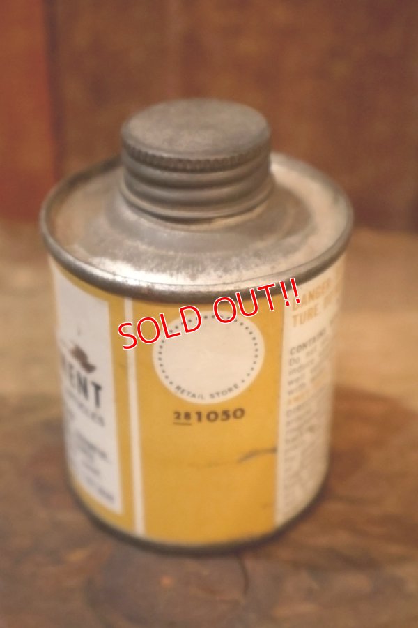画像5: dp-250618-28 Sears 1960's RUBBER CEMENT 4 FL.OZ. CAN