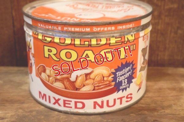 画像5: dp-260601-17 "GOLDEN ROAST" MIXED NUTS 1960's〜 TIN CAN