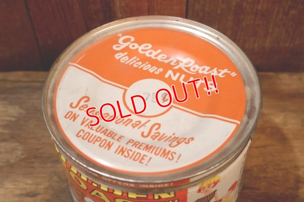 画像6: dp-260601-17 "GOLDEN ROAST" MIXED NUTS 1960's〜 TIN CAN