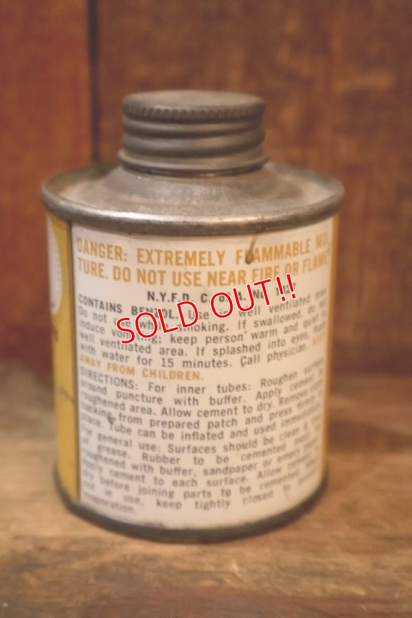 画像3: dp-250618-28 Sears 1960's RUBBER CEMENT 4 FL.OZ. CAN