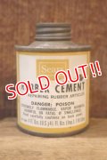 dp-250618-28 Sears 1960's RUBBER CEMENT 4 FL.OZ. CAN