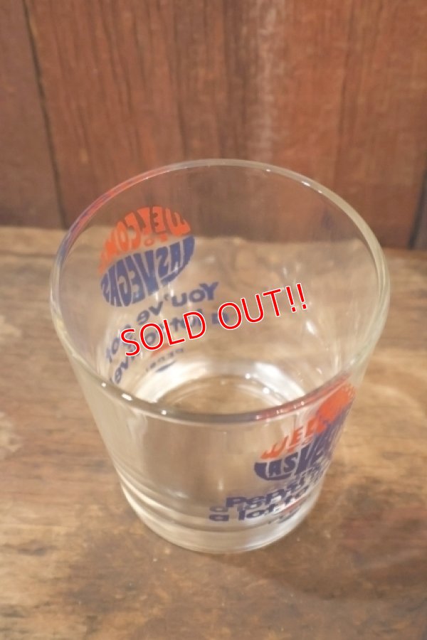 画像5: gs-250205-42 PEPSI-COLA / 1990's "WELCOME TO LAS VEGAS" Whiskey Glass