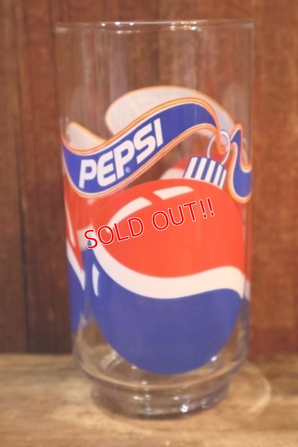 画像1: gs-250205-49 PEPSI 1990's HOLIDAY GLASS "Ornament"