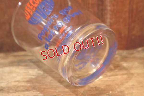画像6: gs-250205-42 PEPSI-COLA / 1990's "WELCOME TO LAS VEGAS" Whiskey Glass