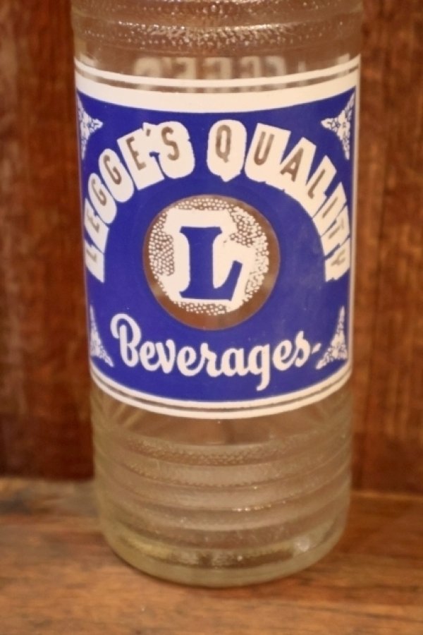 画像2: dk-100 LEGGE'S BEVERAGES 1950's 9 FL.OZ. BOTTLE
