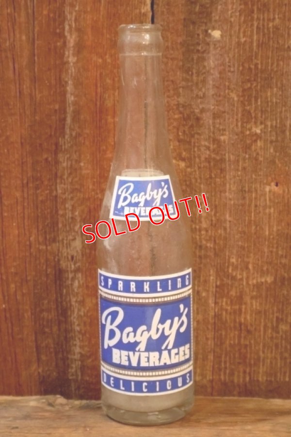 画像1: dk-097 Bagby's BEVERAGES 1950's 10 FL.OZ. BOTTLE