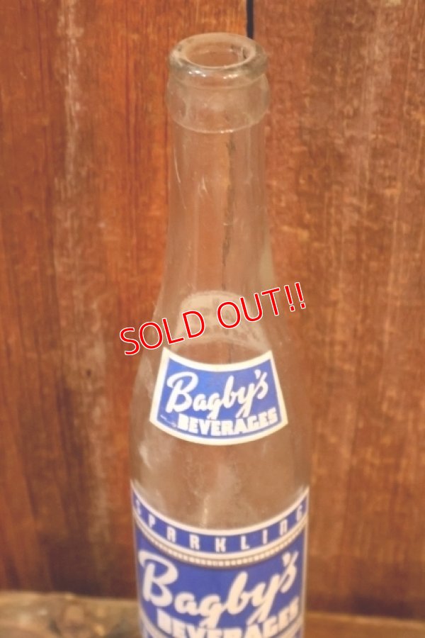 画像3: dk-097 Bagby's BEVERAGES 1950's 10 FL.OZ. BOTTLE