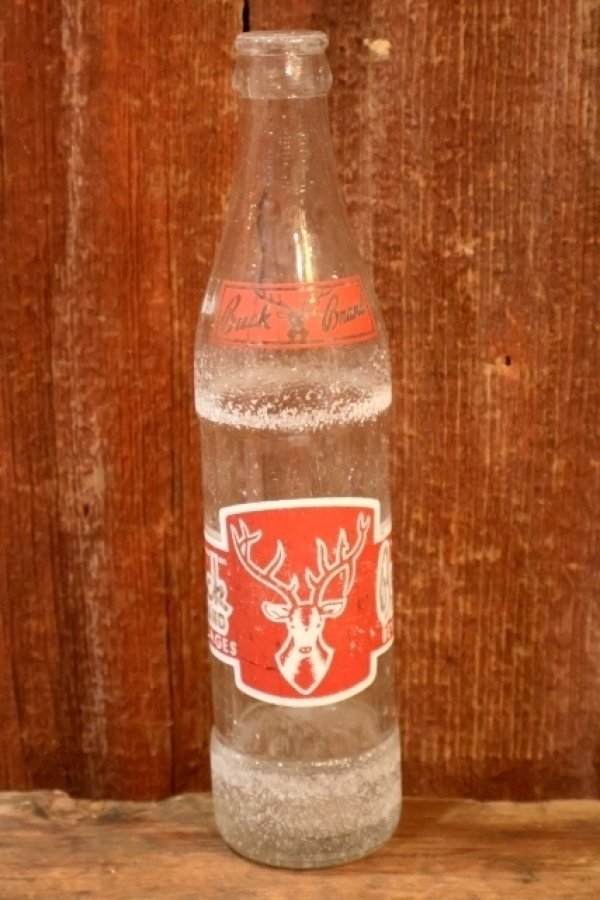 画像1: dk-101 Buck BRAND BEVERAGES 1950's 10 FL.OZ. BOTTLE