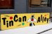 画像1: 【※店頭ピックのみ】ct-251008-06 Sylvester 1990's Tin Can Alley Long Sign (1)