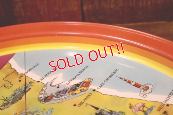 画像7: ct-260601-07 Walt Disney World / 1970's Serving Tin Tray 