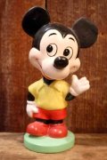 ct-230907-10 【ジャンク品】Mickey Mouse / 1960's Chalk Ware Bobble Head Nodder