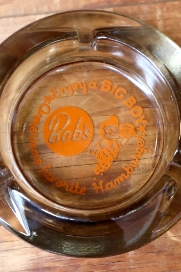 画像2: dp-260204-60 Bob's BIG BOY 1960's Glass Ashtray