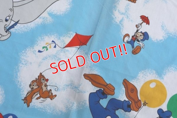 画像5: ct-240207-07 Walt Disney Characters / 1970's Flat Sheet (Twin)